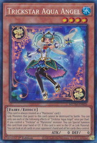 Trickstar Aqua Angel (CR) - Maze of the Master (MZTM) #MZTM-EN026 - Collector's Rare YuGiOh Trading Card