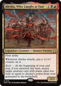 Alesha, Who Laughs at Fate - Promo Pack: Aetherdrift (PPDFT) #115 - Rare Magic: The Gathering Trading Card