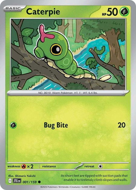 Caterpie - SV09: Journey Together Pokémon trading card