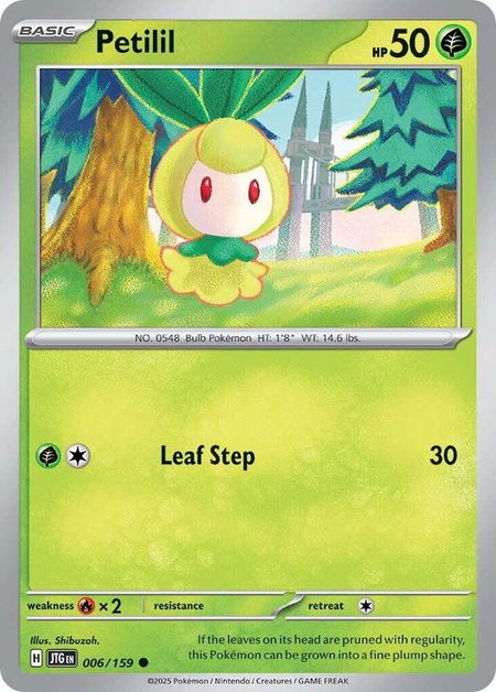 Petilil - SV09: Journey Together Pokémon trading card