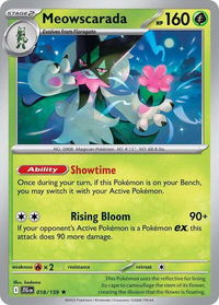 Meowscarada - SV09: Journey Together (JTG) #018/159 - Rare Pokémon Trading Card