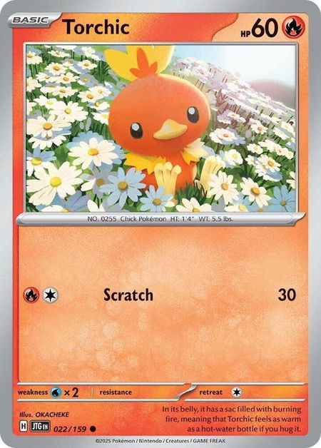 Torchic - SV09: Journey Together Pokémon trading card
