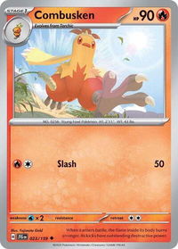 Combusken - SV09: Journey Together (JTG) #023/159 - Uncommon Pokémon Trading Card