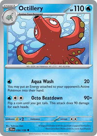 Octillery - SV09: Journey Together (JTG) #034/159 - Uncommon Pokémon Trading Card