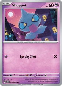 Shuppet - SV09: Journey Together (JTG) #059/159 - Common Pokémon Trading Card