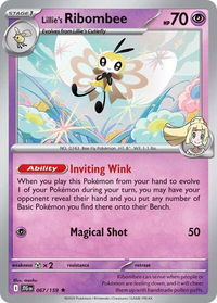 Lillie's Ribombee - 067/159 - SV09: Journey Together (JTG) #067/159 - Rare Pokémon Trading Card