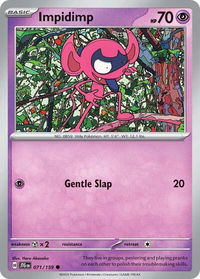 Impidimp - SV09: Journey Together (JTG) #071/159 - Common Pokémon Trading Card