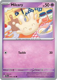 Milcery - SV09: Journey Together (JTG) #074/159 - Common Pokémon Trading Card