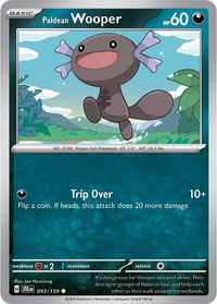 Paldean Wooper - SV09: Journey Together (JTG) #093/159 - Common Pokémon Trading Card