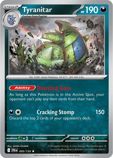 Tyranitar - SV09: Journey Together Pokémon trading card