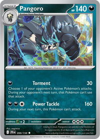 Pangoro - SV09: Journey Together (JTG) #099/159 - Uncommon Pokémon Trading Card
