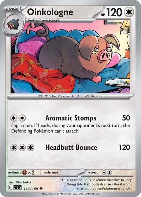 Oinkologne - SV09: Journey Together Pokémon trading card
