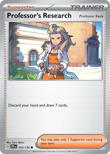 Professor's Research - SV09: Journey Together Pokémon trading card
