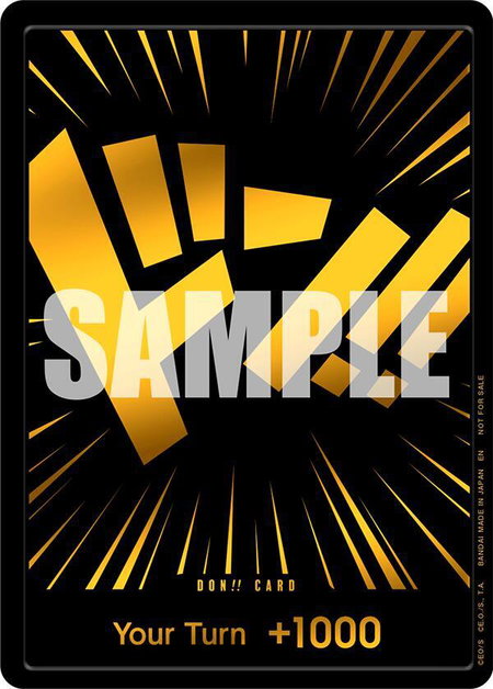 DON!! Card (Black and Gold) - One Piece Promotion Cards One Piece trading card