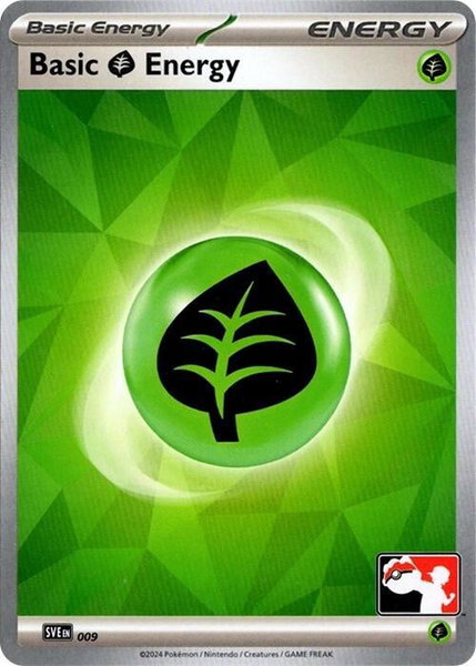 Basic Grass Energy - 009 trading card from Prize Pack Series Cards Basic Grass Energy - 009 - Prize Pack Series Cards Pokémon trading card