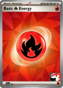 Basic Fire Energy - 010 - Prize Pack Series Cards #010 - Common Pokémon Trading Card