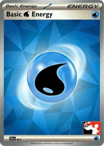 Basic Water Energy - 011 - Prize Pack Series Cards #011 - Common Pokémon Trading Card