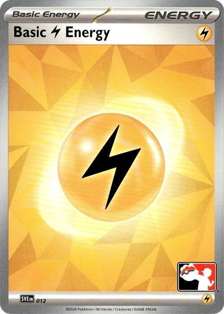 Basic Lightning Energy - 012 - Prize Pack Series Cards Pokémon trading card
