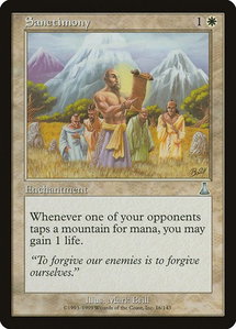 Sanctimony - Urza's Destiny (UDS) #16 - Uncommon Magic: The Gathering Trading Card