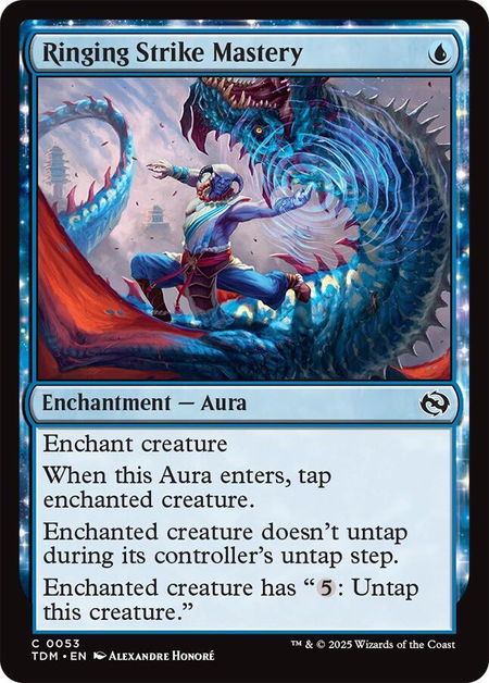 Ringing Strike Mastery - Tarkir: Dragonstorm Magic: The Gathering trading card