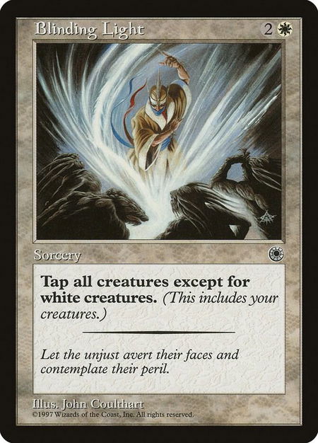 Blinding Light - Portal Magic: The Gathering trading card