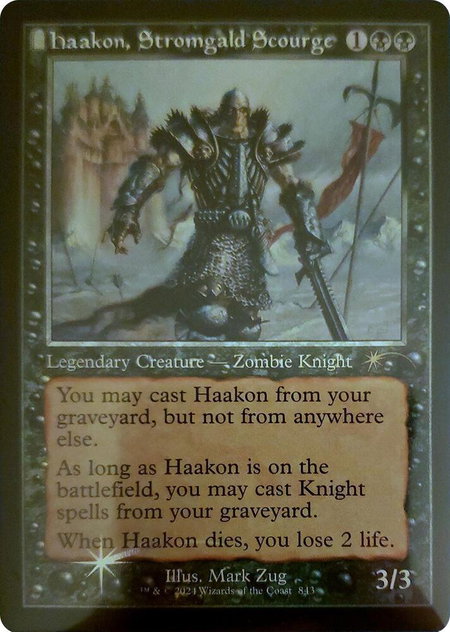 Haakon, Stromgald Scourge (Retro Frame) - Secret Lair Drop Series Magic: The Gathering trading card