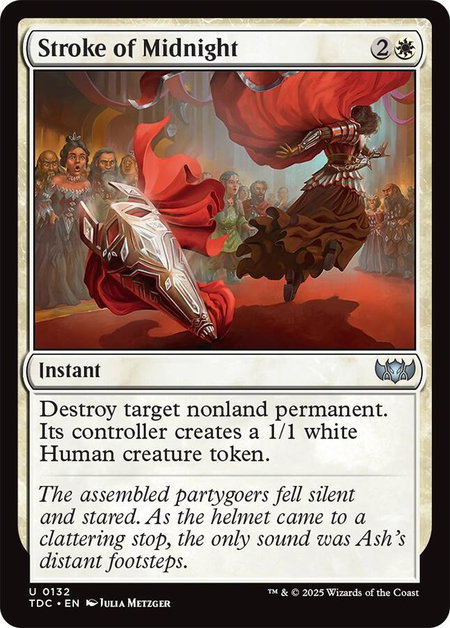Stroke of Midnight - Commander: Tarkir: Dragonstorm Magic: The Gathering trading card