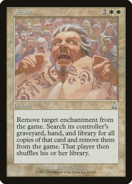 Scour - Urza's Destiny Magic: The Gathering trading card