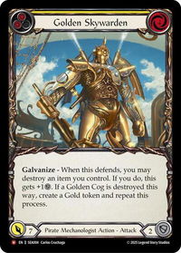 Golden Skywarden - High Seas #SEA004 - Majestic Flesh and Blood Trading Card