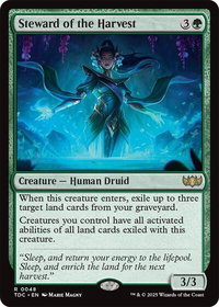 Steward of the Harvest - Commander: Tarkir: Dragonstorm (TDC) #48 - Rare Magic: The Gathering Trading Card