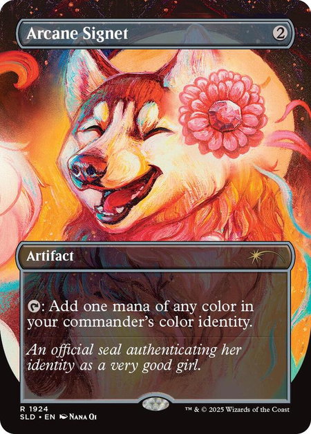 Arcane Signet (1924) - Secret Lair Drop Series Magic: The Gathering trading card