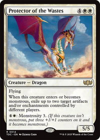 Protector of the Wastes - Commander: Tarkir: Dragonstorm (TDC) #14 - Rare Magic: The Gathering Trading Card