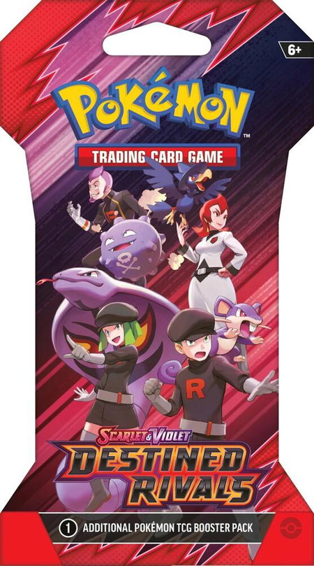 Destined Rivals Sleeved Booster Pack trading card from SV10: Destined Rivals Destined Rivals Sleeved Booster Pack - SV10: Destined Rivals Pokémon trading card