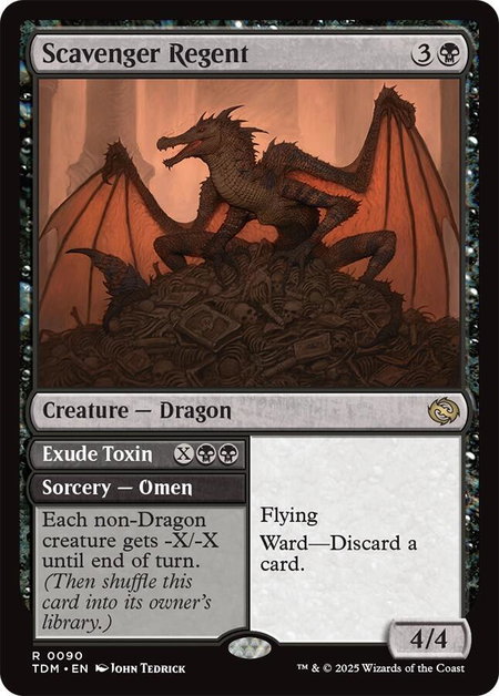 Scavenger Regent - Tarkir: Dragonstorm Magic: The Gathering trading card