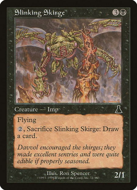 Slinking Skirge - Urza's Destiny Magic: The Gathering trading card