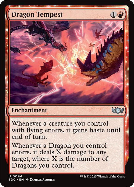 Dragon Tempest - Commander: Tarkir: Dragonstorm Magic: The Gathering trading card