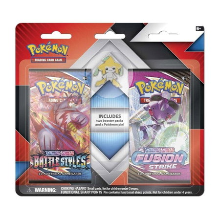 2 Booster Packs & Jirachi Collector's Pin - Miscellaneous Cards & Products Pokémon trading card