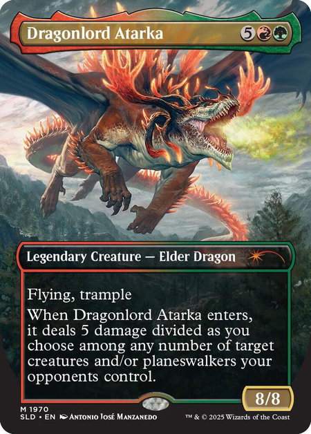 Dragonlord Atarka - Secret Lair Drop Series Magic: The Gathering trading card