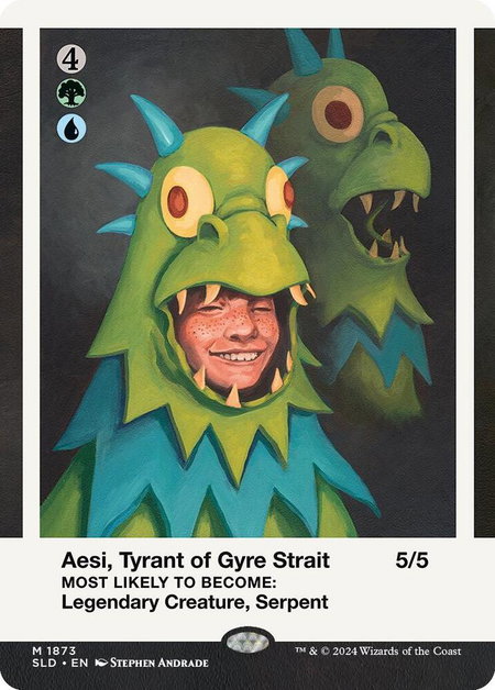 Aesi, Tyrant of Gyre Strait - Secret Lair Drop Series Magic: The Gathering trading card