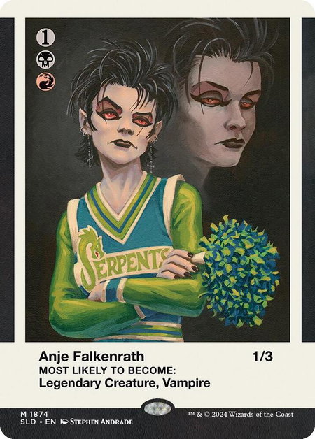 Anje Falkenrath - Secret Lair Drop Series Magic: The Gathering trading card