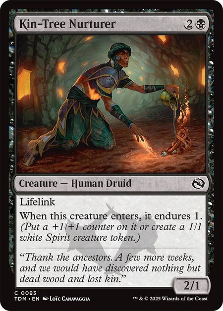 Kin-Tree Nurturer - Tarkir: Dragonstorm Magic: The Gathering trading card