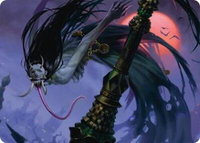 Qarsi Revenant Art Card (12/54) - Art Series: Tarkir: Dragonstorm (AATDM) #12 - Special Magic: The Gathering Trading Card