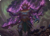 Rot-Curse Rakshasa Art Card (13/54) - Art Series: Tarkir: Dragonstorm (AATDM) #13 - Special Magic: The Gathering Trading Card