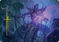 Sidisi, Regent of the Mire Art Card (14/54) (Gold-Stamped Signature) - Art Series: Tarkir: Dragonstorm (AATDM) #14 - Special Magic: The Gathering Trading Card