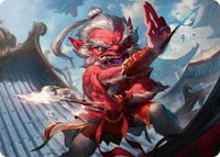 Devoted Duelist Art Card (15/54) - Art Series: Tarkir: Dragonstorm (AATDM) #15 - Special Magic: The Gathering Trading Card