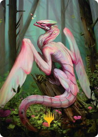 Bloomvine Regent Art Card (46/54) (Gold-Stamped Planeswalker Symbol) - Art Series: Tarkir: Dragonstorm (AATDM) #46 - Special Magic: The Gathering Trading Card