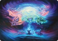 Call the Spirit Dragons Art Card (21/54) - Art Series: Tarkir: Dragonstorm (AATDM) #21 - Special Magic: The Gathering Trading Card