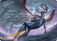 Shiko, Paragon of the Way Art Card (37/54) (Gold-Stamped Signature) - Art Series: Tarkir: Dragonstorm (AATDM) #37 - Special Magic: The Gathering Trading Card