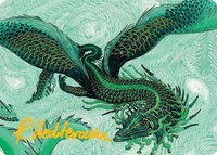 Teval, Arbiter of Virtue Art Card (38/54) (Gold-Stamped Signature) - Art Series: Tarkir: Dragonstorm (AATDM) #38 - Special Magic: The Gathering Trading Card