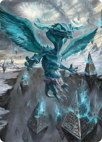 Ugin, Eye of the Storms Art Card (47/54) - Art Series: Tarkir: Dragonstorm (AATDM) #47 - Special Magic: The Gathering Trading Card